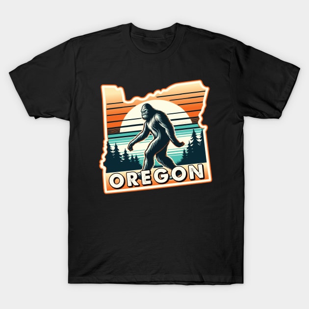 Bigfoot Believer Oregon Sasquatch Project T-Shirt by Graphic Duster